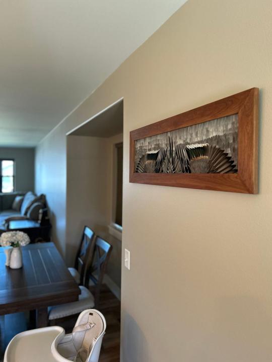 Pintail drake on the dining room wall